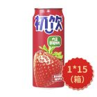初饮复合草莓汁果肉饮品罐装500ml