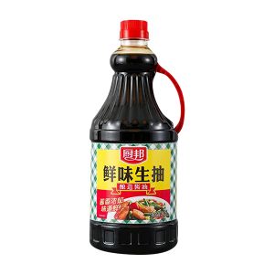 * 厨邦鲜味生抽瓶装1.25L