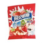 *阿尔卑斯乐嚼Q草莓牛奶味60g袋
