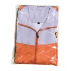 * 门店工衣-橙色拼接长袖外套(3XL)