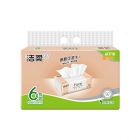 * 洁柔Face粉软抽100抽6包