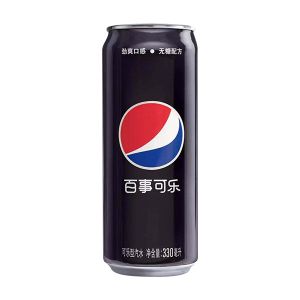 * 百事可乐无糖摩登罐装330ML