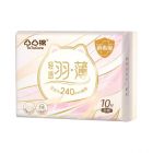 凸凸棉舒莱凸凸棉10片夜用绵面卫生巾