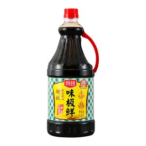 * 厨邦味极鲜生抽瓶装1.63L